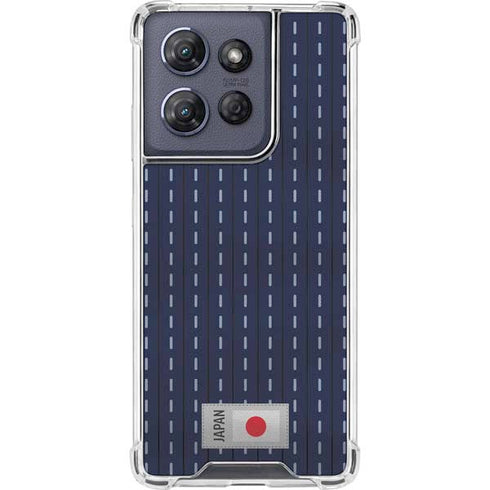 Japan Soccer Flag Moto G 5G (2025) Clear Case