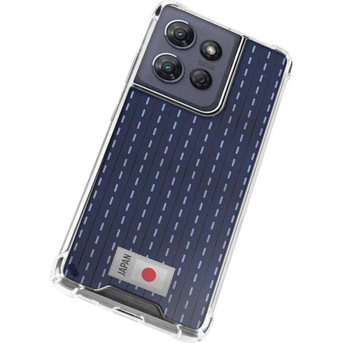 Japan Soccer Flag Moto G 5G (2025) Clear Case