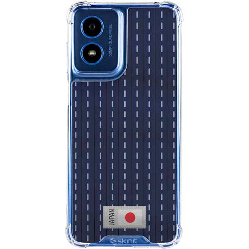 Japan Soccer Flag Moto G Play 4G (2024) Clear Case