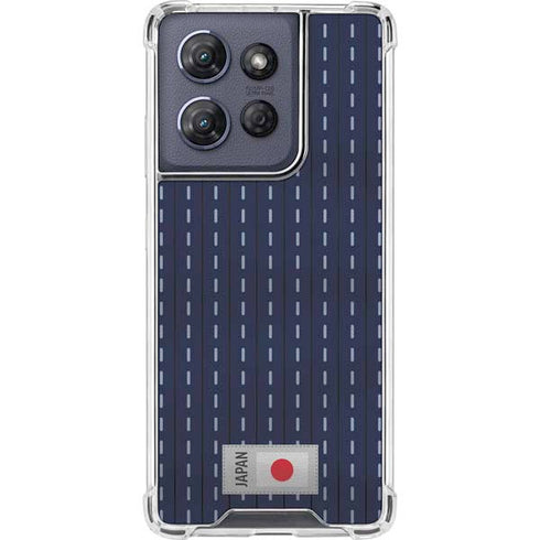Japan Soccer Flag Moto G Play 5G (2025) Clear Case