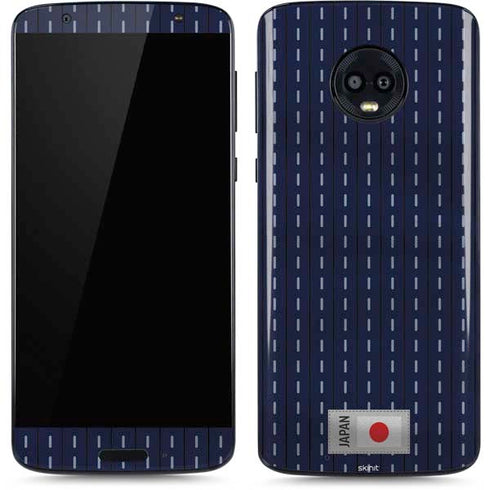 Japan Soccer Flag Moto G6 Skin