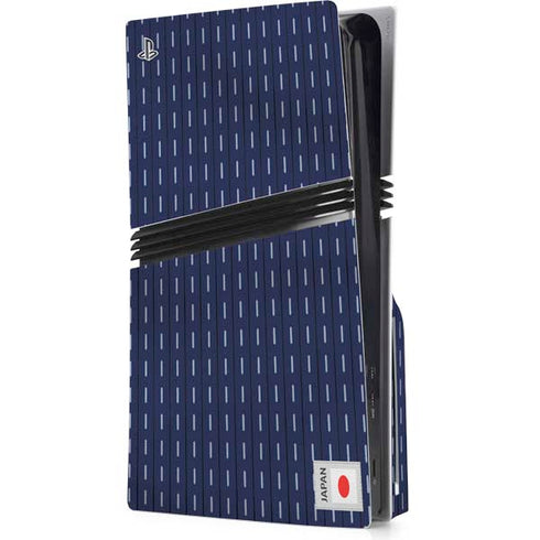 Japan Soccer Flag PS5 Pro Disk Console Skin