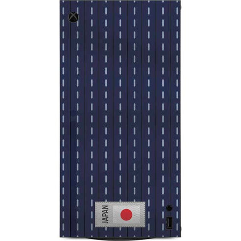 Japan Soccer Flag XBox Series X Digital Edition Console Skin