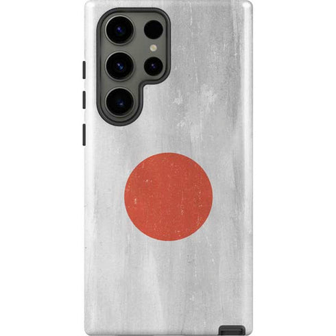 Japanese Flag Distressed Galaxy S23 Ultra Pro Case