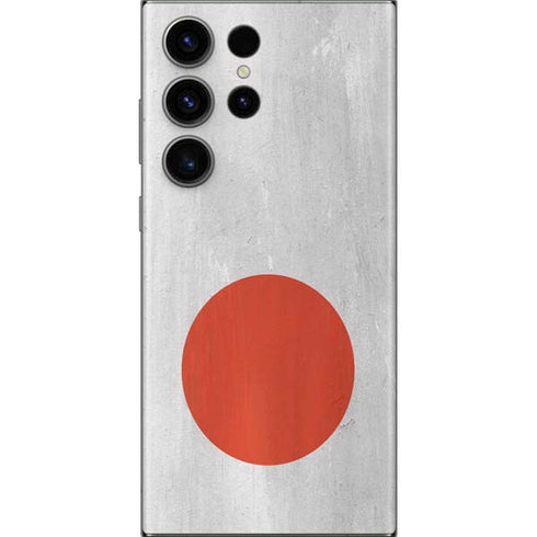 Japanese Flag Distressed Galaxy Skins