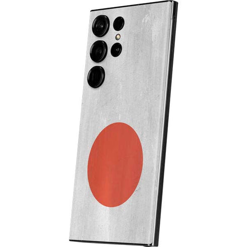 Japanese Flag Distressed Galaxy Skins