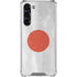 Japanese Flag Distressed Galaxy S24 FE Clear Case