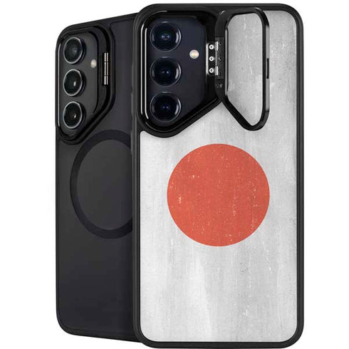 Japanese Flag Distressed Galaxy S24 Kickstand Case