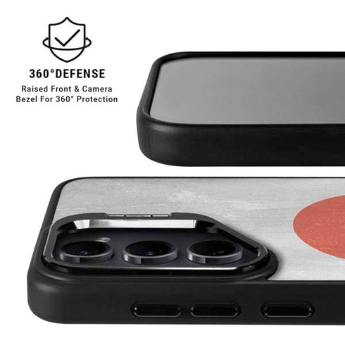 Japanese Flag Distressed Galaxy S25 Kickstand Case