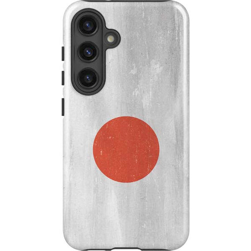 Japanese Flag Distressed Galaxy S25 Plus Impact Case