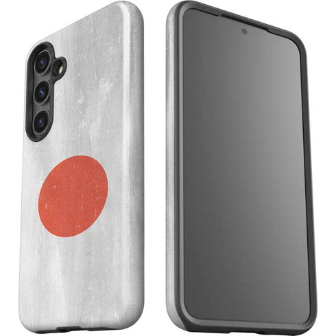 Japanese Flag Distressed Galaxy S25 Plus Impact Case