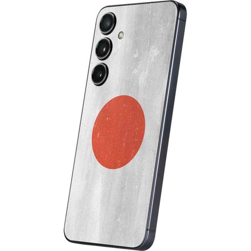 Japanese Flag Distressed Galaxy S24 Plus Skin