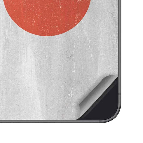 Japanese Flag Distressed Galaxy S25 Plus Skin