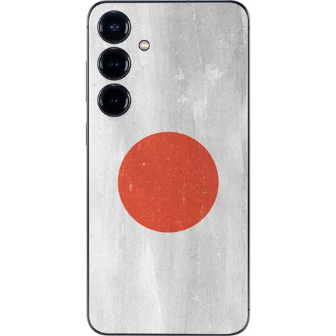Japanese Flag Distressed Galaxy S24 Skin