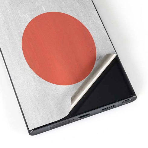 Japanese Flag Distressed Galaxy S24 Ultra Skin