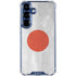 Japanese Flag Distressed Galaxy S25 Plus Clear Case