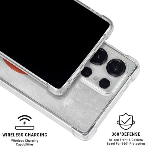 Japanese Flag Distressed Galaxy S26 Ultra Clear Case