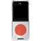 Japanese Flag Distressed Galaxy Z Flip6 Clear Case