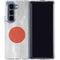 Japanese Flag Distressed Galaxy Z Fold5 5G Clear Case