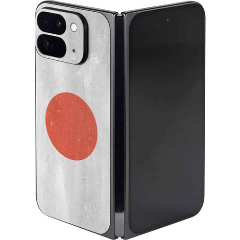 Japanese Flag Distressed Google Pixel 9 Pro Fold Skin