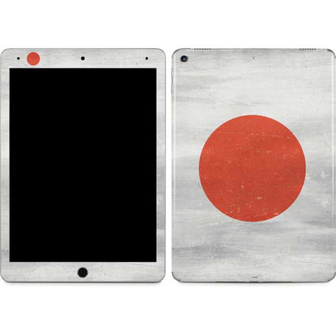 Japanese Flag Distressed iPad Skins
