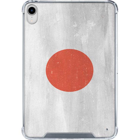 Japanese Flag Distressed iPad 11th Gen (2025) Clear Case