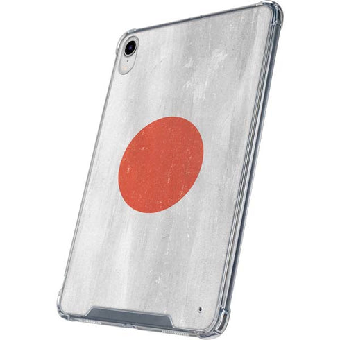 Japanese Flag Distressed iPad 11th Gen (2025) Clear Case