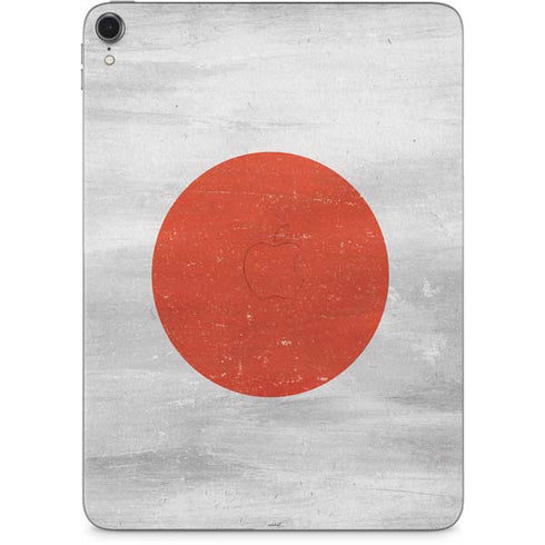 Japanese Flag Distressed Apple iPad Pro Skin