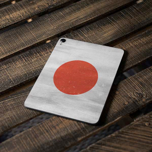 Japanese Flag Distressed Apple iPad Pro Skin
