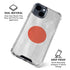 Japanese Flag Distressed iPhone 15 Clear Case