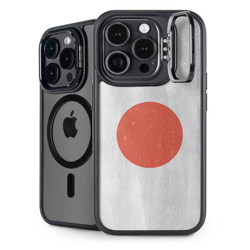 Japanese Flag Distressed iPhone 15 Pro Max Kickstand Case