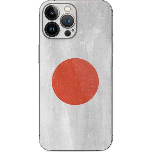 Japanese Flag Distressed iPhone 15 Pro Max Skin