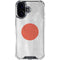 Japanese Flag Distressed iPhone 16 Clear Case