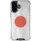 Japanese Flag Distressed iPhone 16 Plus Clear Case