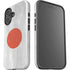 Japanese Flag Distressed iPhone 16 Plus Impact Case
