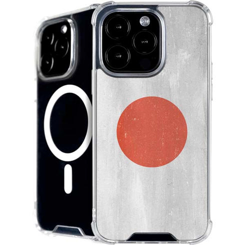 Japanese Flag Distressed iPhone 16 Pro MagSafe Case