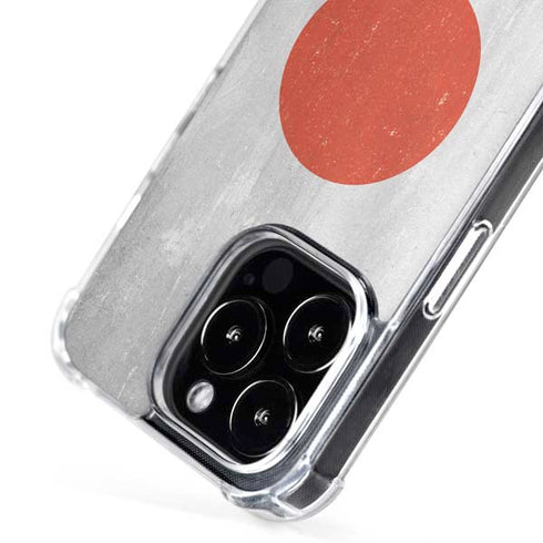 Japanese Flag Distressed iPhone 16 Pro MagSafe Case