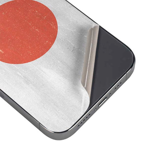 Japanese Flag Distressed iPhone 16 Pro Skin