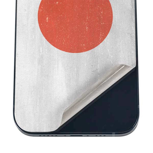 Japanese Flag Distressed iPhone 16 Skin