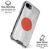 Japanese Flag Distressed iPhone 16e Clear Case