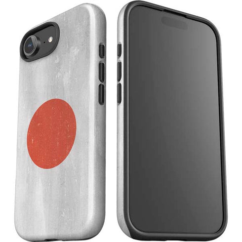 Japanese Flag Distressed iPhone 16e Impact Case