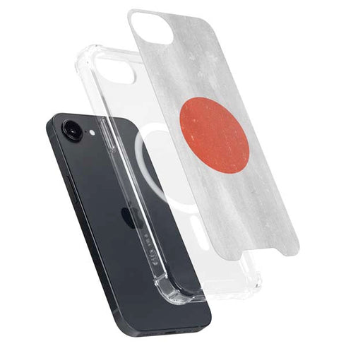 Japanese Flag Distressed iPhone 16e MagSafe Case