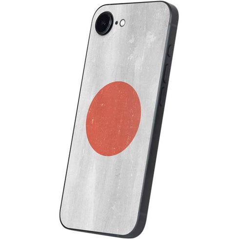 Japanese Flag Distressed iPhone 16e Skin