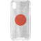 Japanese Flag Distressed iPhone XS Clear Case