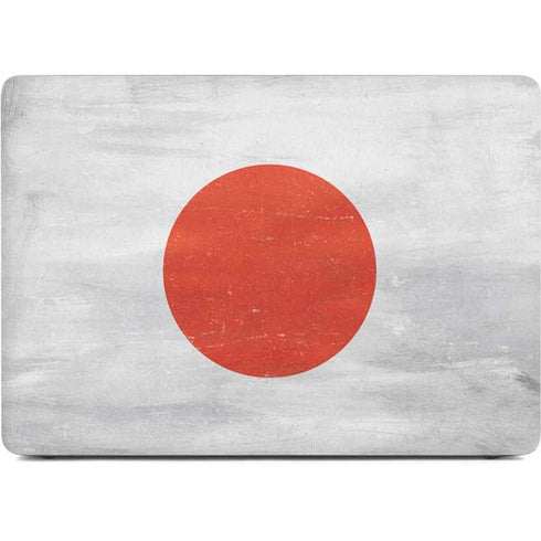 Japanese Flag Distressed Apple MacBook Air Skin