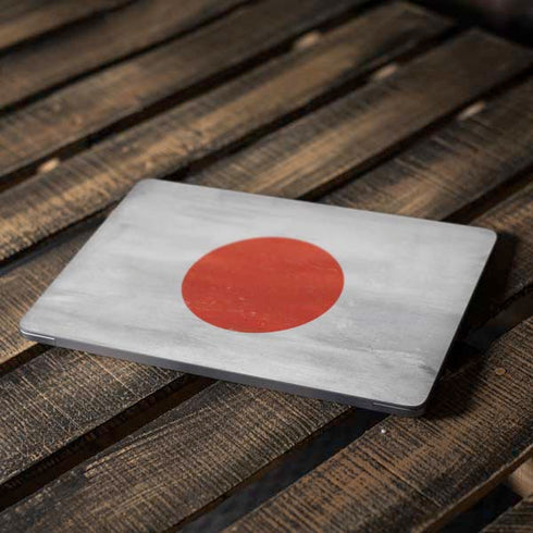 Japanese Flag Distressed Apple MacBook Air Skin