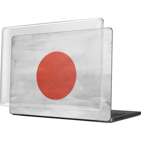 Japanese Flag Distressed MacBook Pro 14in (2021-24) Case plus Skin