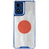 Japanese Flag Distressed Moto G Play 4G (2024) Clear Case