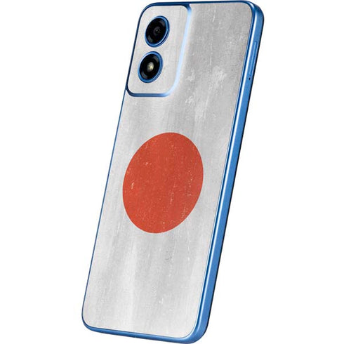 Japanese Flag Distressed Moto G Play 4G (2024) Skin