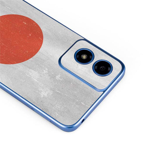 Japanese Flag Distressed Moto G Play 4G (2024) Skin